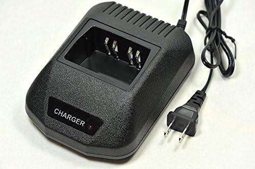 Charger for Motorola 2 Way Radio,110V NNTN7143 NNTN7144 NI-MH Battery, HT1000 GP900 GP1200 XTS2500 MTX838, LED Display ABS/PC