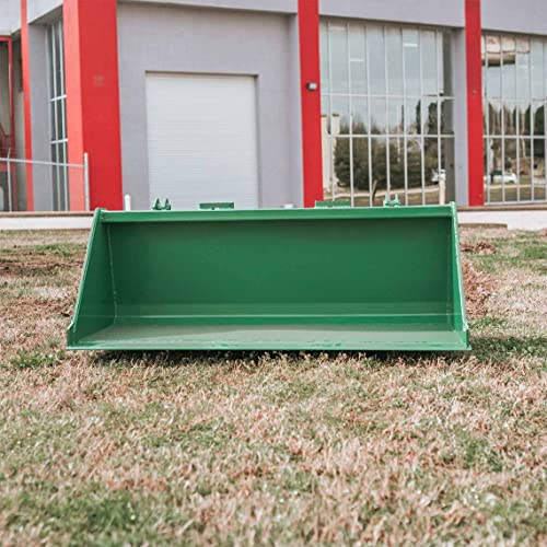 Titan 60in Bucket Attachment Fits John Deere Hook and Pin Tractors for