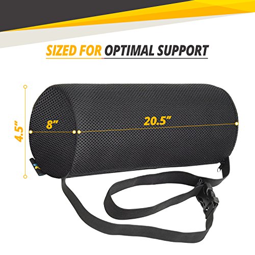Lumbar Support Roll Pillow With (Standard Density) Cool Ventilation