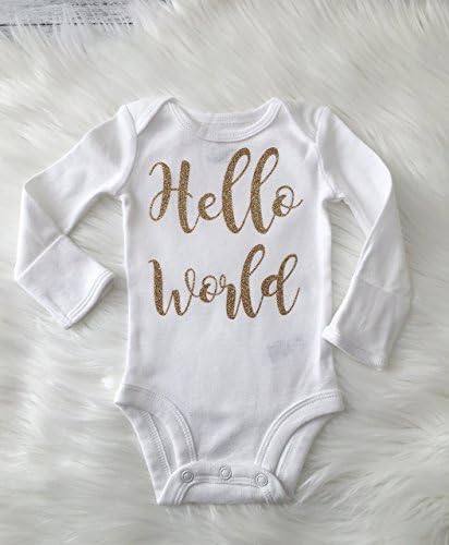 Hello World | Newborn Onesie | Going Home Outfit