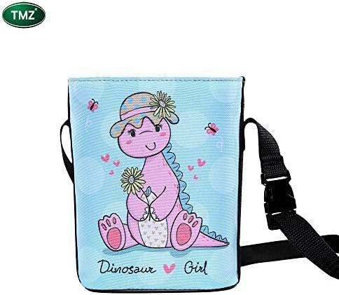 TangMuZhi Car Trash Bin Premium Waterproof Litter Garbage Can Organizer 3L Capacity-Removable Washable Inner Holder (Dinosaur Girl)