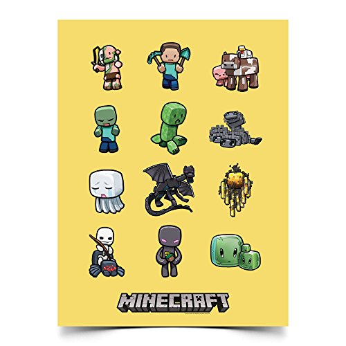 Minecraft Creatures Poster