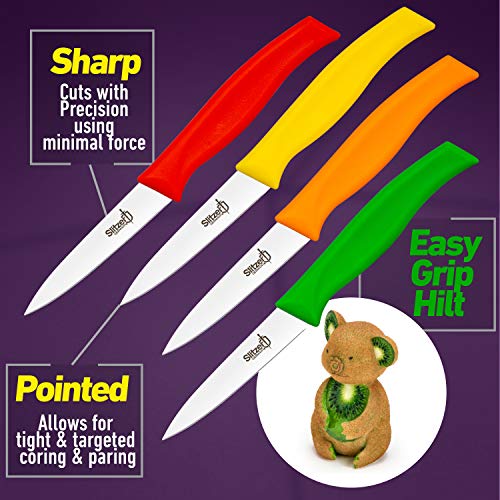 Slitzer-Germany-4-Piece-Paring-Knife-Set-German-Stainless-Steel-Blades-Colored-Handles-Red-Yellow-Green-Orange