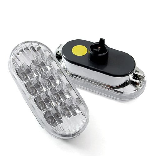 Clear Amber Led Side Marker Lights Pair Brand New For 1999 to 2004 Golf Jetta Bora 1998 to 2004 Passat B5 B5.5