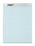 TOPS 76581 Prism Quadrille Perforated Pads, 8 1/2 x 11 3/4, Blue, 50 Sheets (Pack of 12)