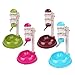 OWIKAR Automatic Pet Water Fountain Dog Cat Bowl Bottle Drinking Water Dispenser Food Feeder 500ML Plastic Lift for Small Medium Pets Dog Cat Adjustable Height Detachable (Blue)thumb 4