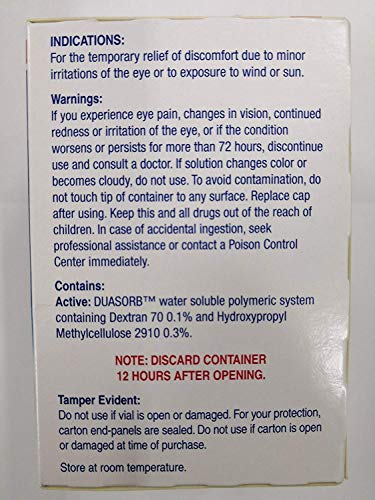 ALCON Tears Naturale Free Lubricant Eye Drops 32 reclosable vails 0.8ml - Thumbnail 4