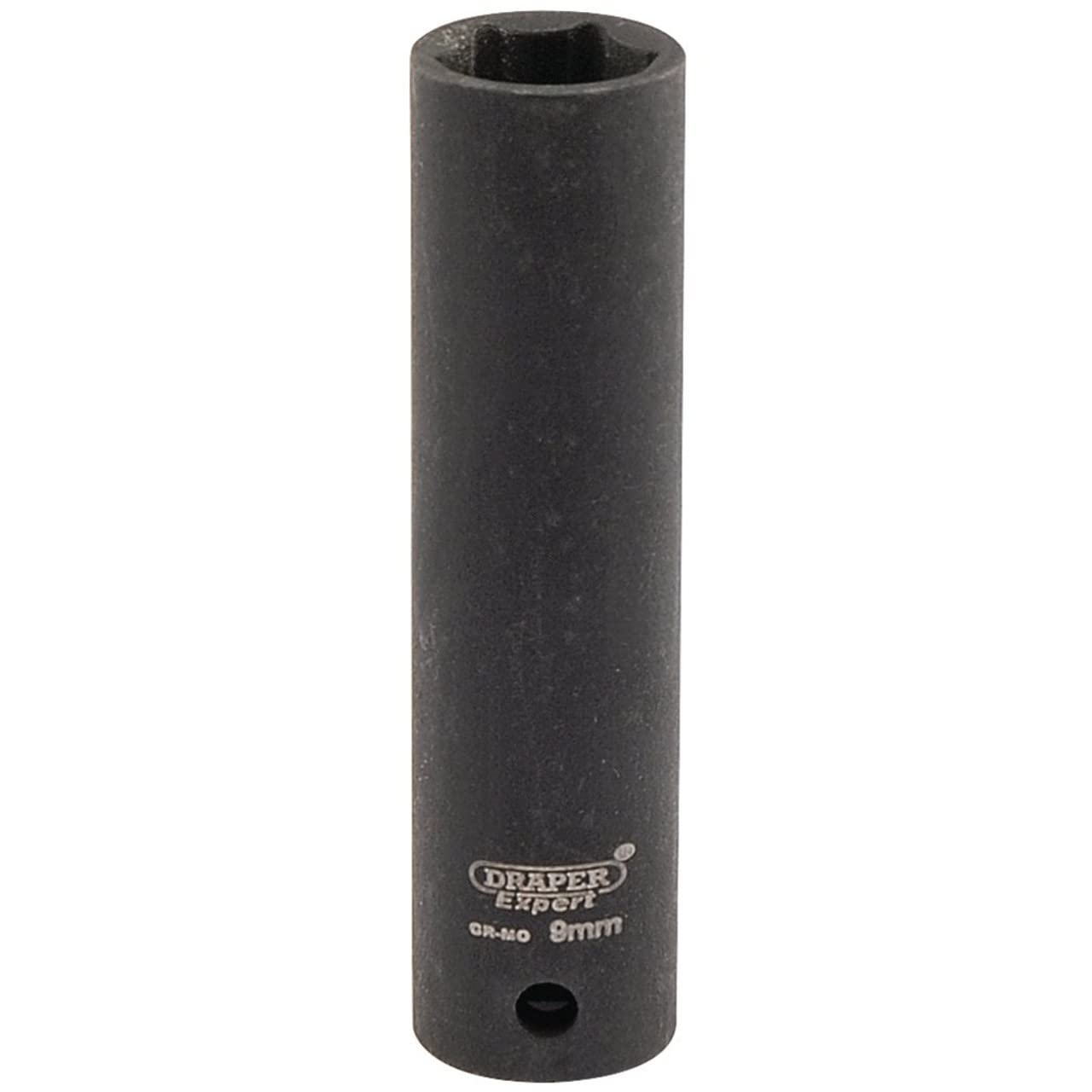 Draper 5187 1/4" Square Drive Expert Hi-Torq Metric Deep Impact Socket, 9 mm Size — image 1