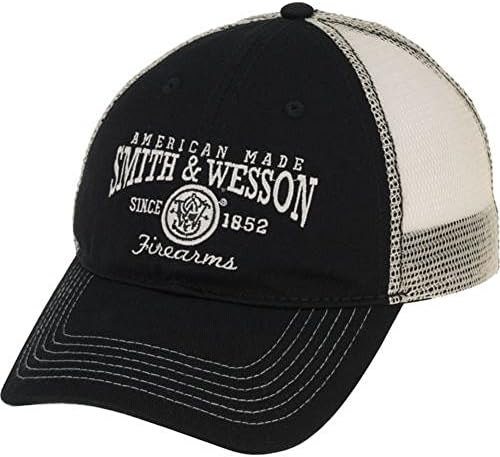 Smith & Wesson American Pride Mesh Backed Hat, Black