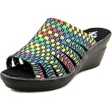 Corkys Ribbon Canvas Wedge Sandal