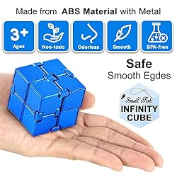 SMALL FISH Fidget Infinity Cube - Built-in Metal
