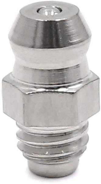sourcing map 8pcs M6 x 1 Thread Stainless Steel Straight Grease Nipple Fitting for Car, Silver Tone, 14 x 10 x 0.5 cm - Image 4