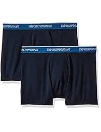 Emporio Armani - Calzoncillos tipo bóxer de algodón para hombre (2 unidades)