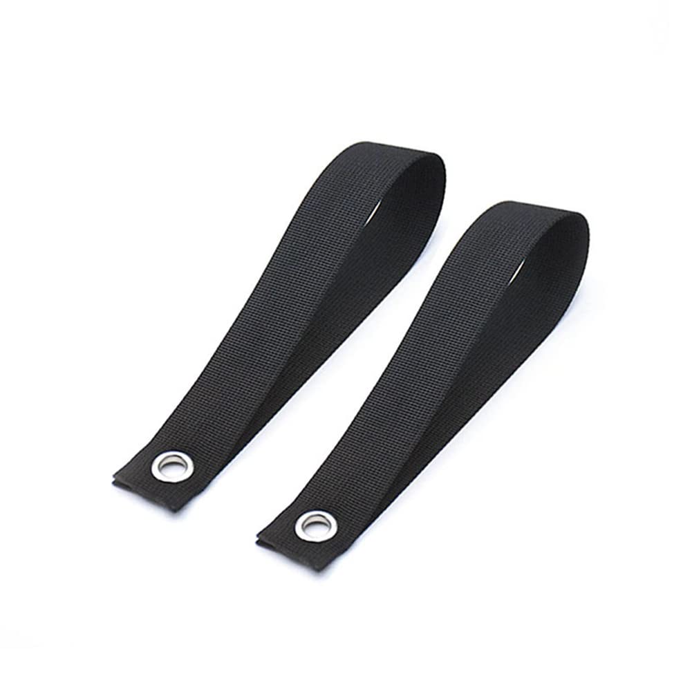 2 Pieces Kayak Tie Down Anchor Straps, Asudaro Heavy Duty Car Hood Loop Straps Kayak Retention Strap Anti-Lost Strap For Kayak/Canoe/Sup/Surfboard/Boat 20Cm X 3Cm