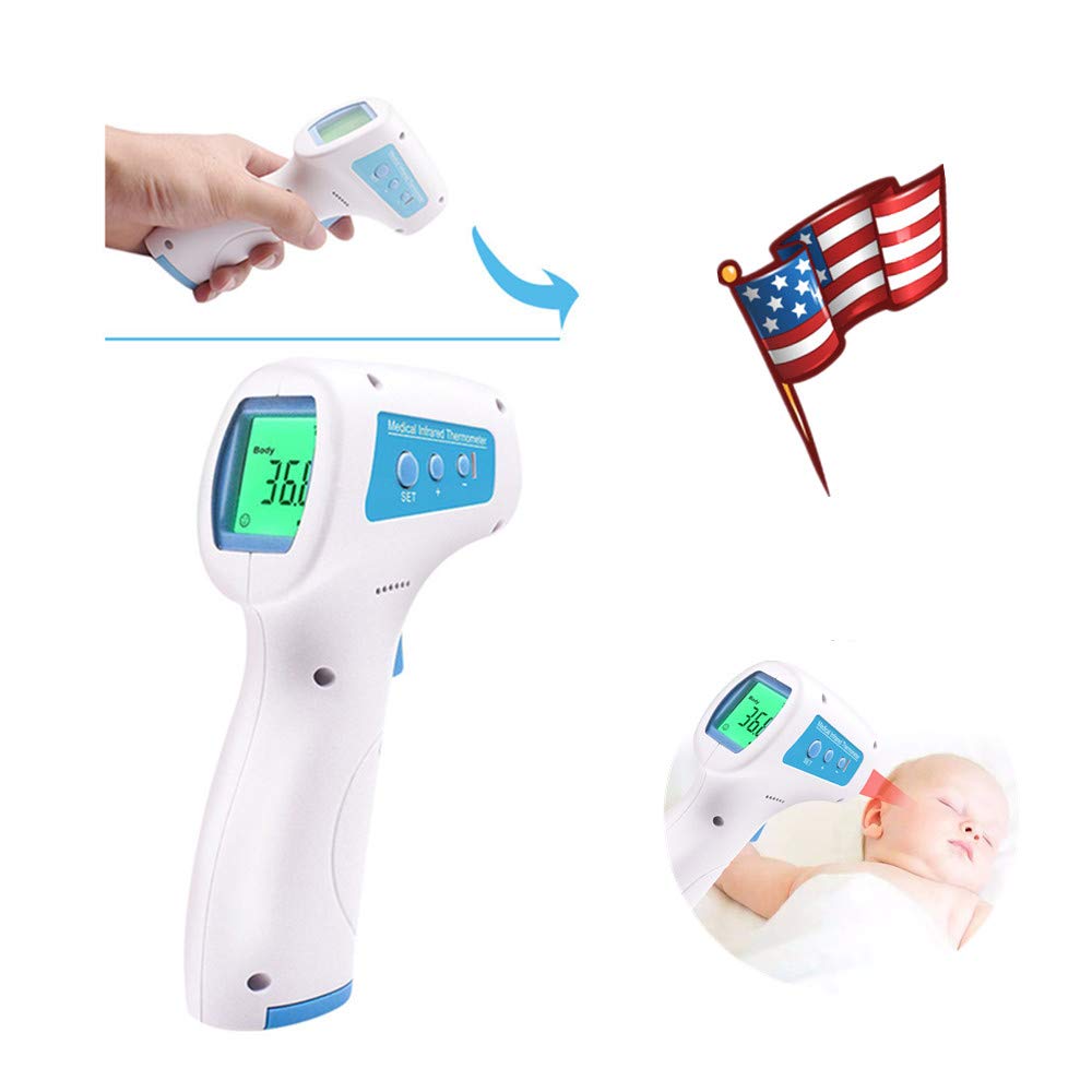 NonContact Forehead Thermometer, Heavy Duty LCD Display Thermal
