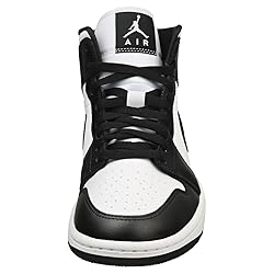 Jordan 1 Mid Women White/Black-Panda Mid DV0991-101