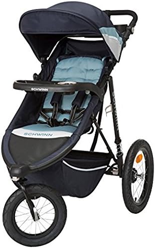 Premium Performance Baby Stroller Jogger With Multi-Recline Position, UPF50+ Large Canopy and Storage Basket For Infants, Toddlers And Kids, Coal-Blue