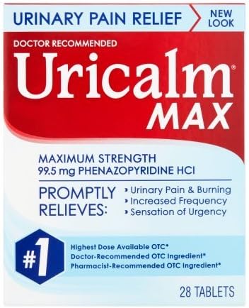 Uricalm Maximum Strength 28 Tablets 99.5 Mg Strong Per Dose by Uricolm