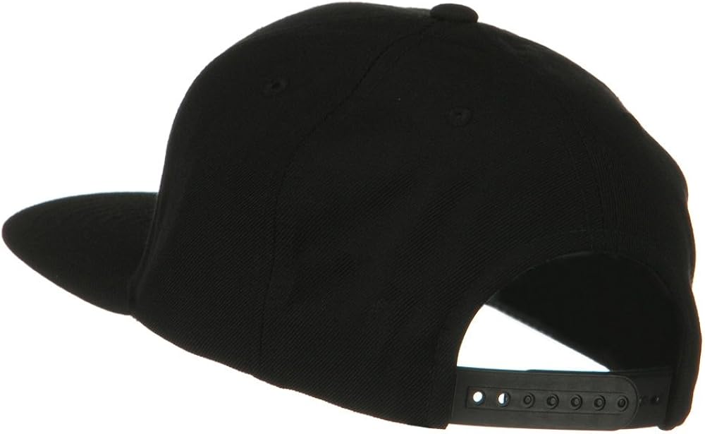 Sonette/Yupoong Wool Blend Prostyle Snapback Cap - Black at  Men’s Clothing store: Baseball Caps