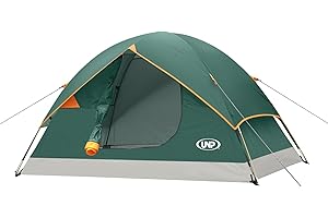 unp 6 Person 4 Season Dome Tent, Easy to Set Up for Camping & Hiking, Lightweight & Portable, Green