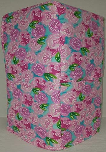 Click Here to See More Images Pink Roses Coffee Maker Cover (All Pink Roses)