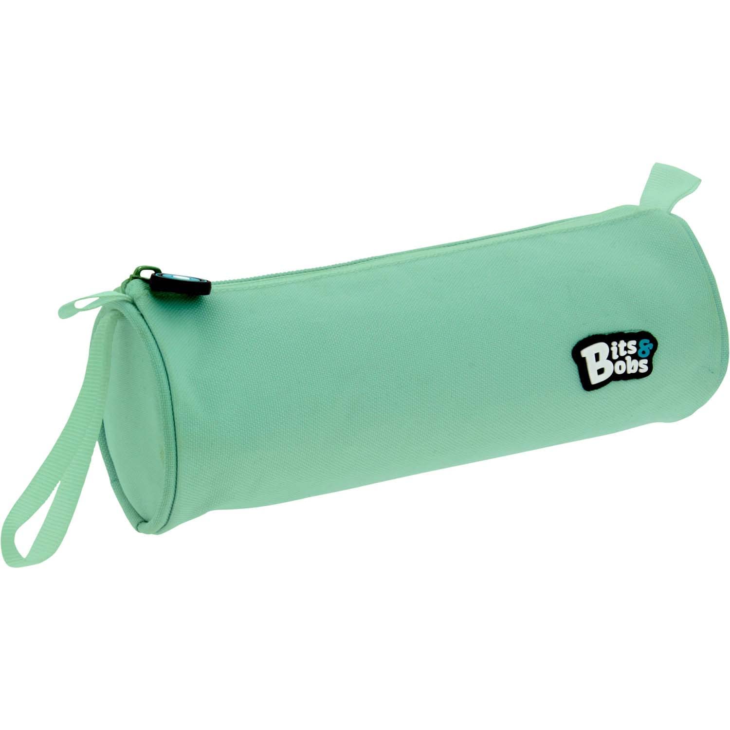 Grafoplás | Round School Case | Mint Green | 23 x 8 cm | Bits & Bobs | Soft Colours, Mint Soft, 23x8cm, School