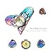 Fidget Hand Spinner Focus Toy by Zhuofu,Lead free Copper Material,Ultra Fast Mute Bearings,Reducing Stress and Relaxation,Great Gift for ADD,ADHD,Anxiety and Autism Adult Children (Rainbow)