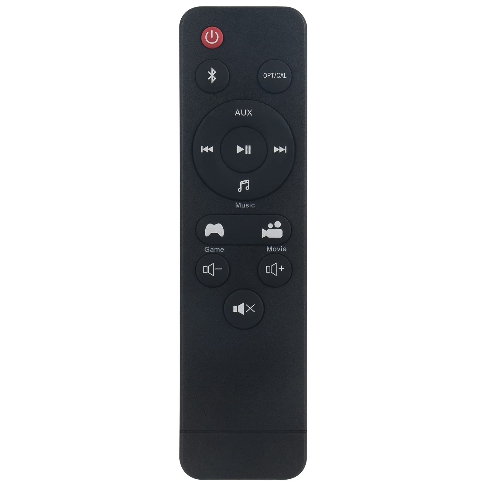 New TT-SK023 Replace Remote Control TTSK023 Remote Control Replacement for ONN 100020788 100024204 100024201 100019624 100008045 100002635 for TaoTronics And SAKOBS Bluetooth Soundbar RemoteController