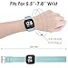EZCO Compatible Fitbit Versa Bands, Woven Fabric Breathable Watch Strap Quick Release Replacement Wristband Accessories Compatible Fitbit Versa Smart Watch Women Man, Aqua