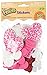 Darice FLT-1006 Felties Felt Stickers - Printed Hearts - 66Piece Felt Hearts