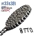 35 Roller Chain 3 Feet with 1 Connecting Link