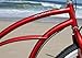 Firmstrong Urban Lady Three Speed Beach Cruiser Bicycle, 26-Inch, Red