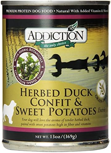 Herbed Duck Confit and Sweet Potatoes Entrée- Dog Food (12/13 Ounce Cans)