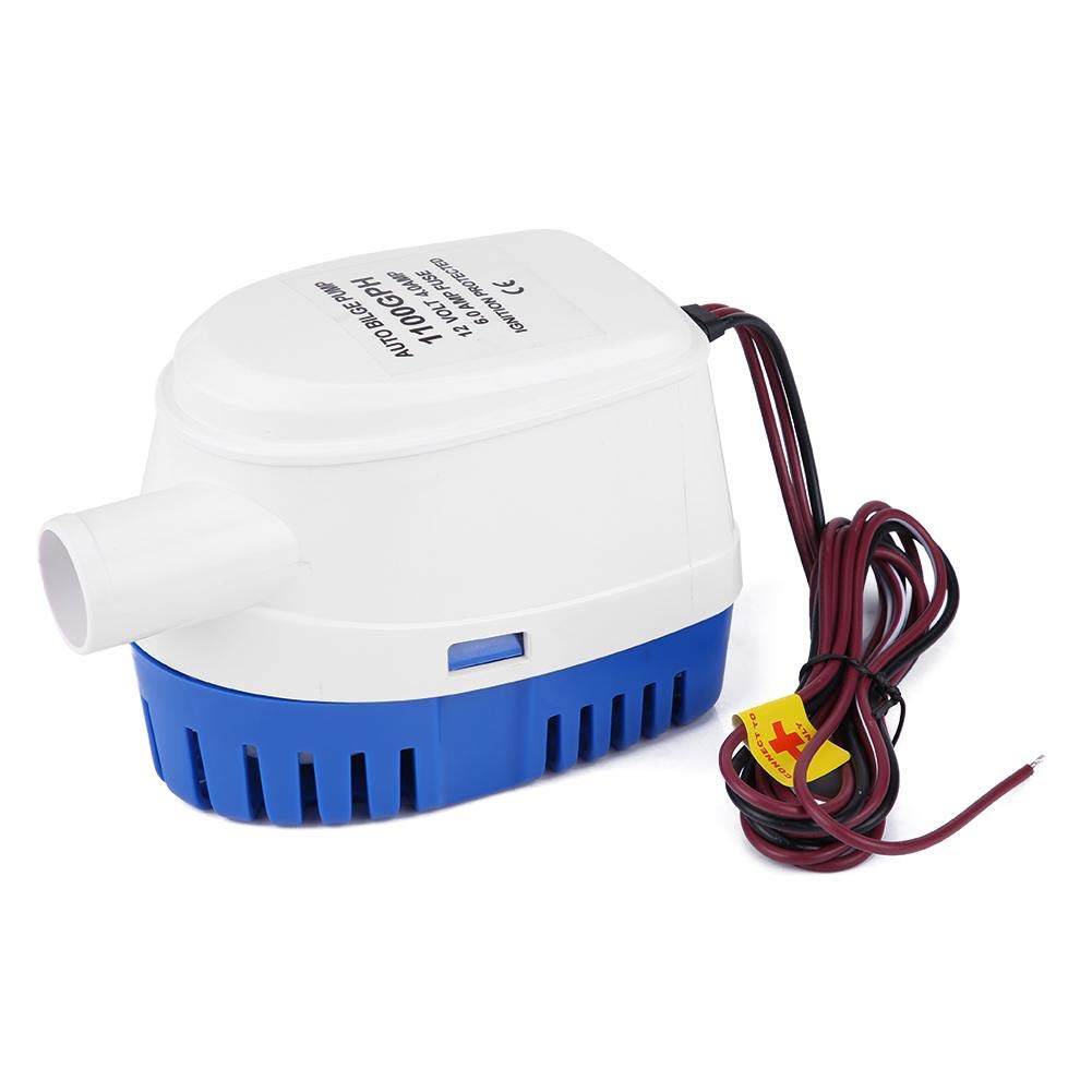 Automatic Submersible Bilge Auto 12v 1100GPH Automatic Submersible Bilge Fully Auto Float Switch Internal with Float Switch for Boat