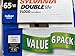 65 Watt Sylvania DOUBLElife Flood Light Bulbs; 65BR30/DL/FL/Rp (S90190; 15951); Value 6 Pack
