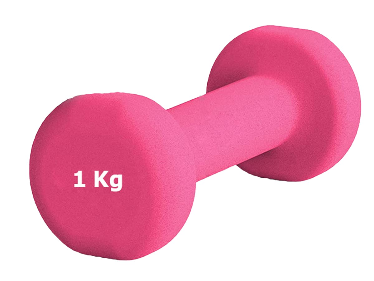 G5 HT SPORT Neoprene Dumbbells for Gym and Home Gym, Non-Slip 0.5 to 6 kg, Pair or Single (1 x 1 kg)
