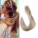 Full Shine 20 inch Piano Color #18/613 Caramel Blonde & Blonde 20 Pcs 50g Per Set Pu Tape in 100% Remy Human Hair Extensions Fashion Hair Extensions