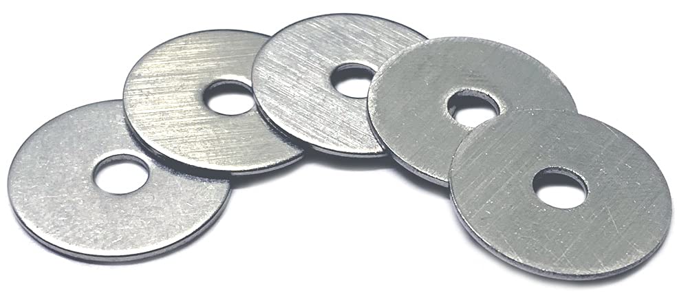 Type 18-8 Stainless Steel Fender Washers Size #10 x 3/4" (pack of 100pcs) Marine Bolt Supply