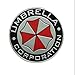 Salusy Umbrella Corporation Aluminium Decal Badge Emblem for Universal Cars
