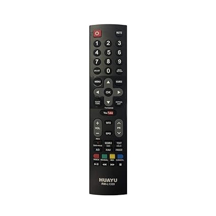 Ersatz-Fernbedienung für Skyworth Smart LCD LED TV, Mit YouTube Button, Schwarz(Neu, Versiegelt)