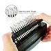 Meat Tenderizer with 48 Stainless Steel Blades, Black