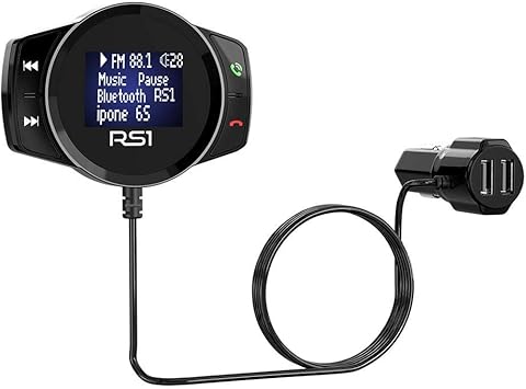 Starnearby RS1 Bluetooth Transmisor FM Manos Libres Auto Wireless ...