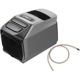 EF ECOFLOW WAVE 3 Portable Air Conditioner with Drain Pipe | 1800W/6100 BTU Temperature Control and 2000W/6800 BTU Heating, 1000W Fast Charging in 75 Mins, 8H Wireless Running