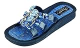Grandco Women's 25550D Denim Slide Jeweled