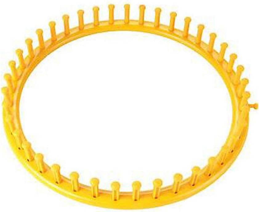 Round Knitting Looms Set, DIY Home Round Craft Tool with Hook Needle Kit for Hat Scarf Shawl Sweater Sock Blankets Knitter