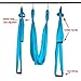 Agptek Aerial Yoga Supplies Swing Inversion Trapeze Series Yoga Class Accessories Like Yoga Straps and Sling Hammock (Blue)