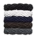 L. Erickson Braided Ponytail Holder 5-Pack - Classic