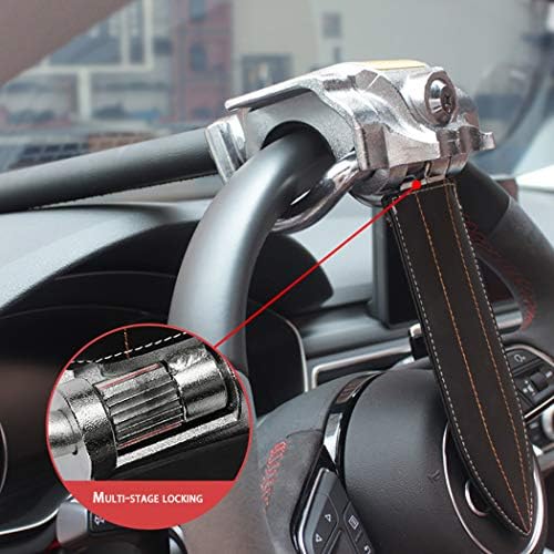 新作製品 世界最高品質人気 B07xjljg1p 激安超特価 ホビー 正規品送料無料 腕時計 100 品質保証 ドラッグストア 車用ハンドル ロック 盗難防止エアバッグロック クランプセキュリティアンチカットソー錆調整可能 アラームおよびled警告灯付き