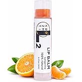 KØØZMETIK L2 Tangerine Lip Balm | Natural lip Moisturizing Care With Shea Butter, Cocoa Butter, Beeswax & Almond Oil | Hydrating Repair Formula For Soft, Smooth & Healthy Lips