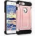 iphone 7 Plus Case,DUDETOP Shockproof Scratch-Resistant Resist Cracking Armor Protective Cover Easy Grip Design Hard PC Soft Silicone Back Case Skin for Apple iphone 7 Plus 5.5